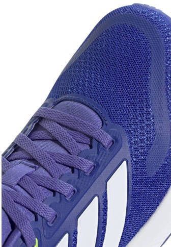 Adidas Sportswear Runfalcon 5 sneakers kobaltblauw wit geel Jongens Meisjes Mesh 37 1 3