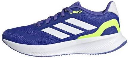 Adidas Sportswear Runfalcon 5 sneakers kobaltblauw wit geel Jongens Meisjes Mesh 37 1 3