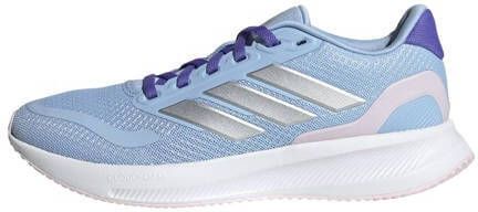 Adidas Sportswear Runfalcon 5 sneakers lichtblauw zilver metallic Jongens Meisjes Mesh 36 2 3