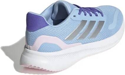 Adidas Sportswear Runfalcon 5 sneakers lichtblauw zilver metallic Jongens Meisjes Mesh 36 2 3