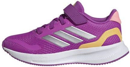 Adidas Sportswear Runfalcon 5 sneakers paars zilver geel Jongens Meisjes Mesh 35