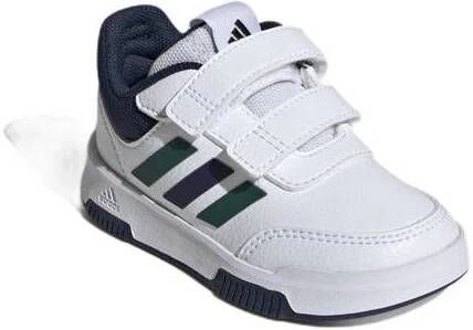 Adidas Sportswear Tensaur sneakers wit donkerblauw groen Jongens Meisjes Imitatieleer 27