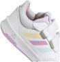 Adidas Sportswear Tensaur sneakers wit lichtblauw lila Imitatieleer 26 - Thumbnail 8