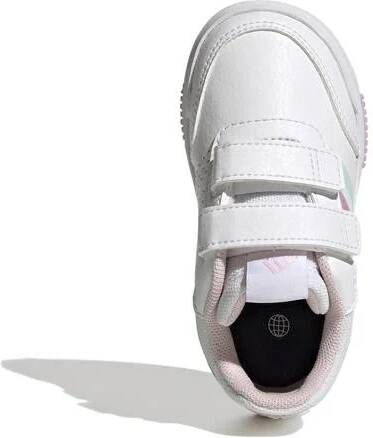 Adidas Sportswear Tensaur sneakers wit lichtblauw lila Jongens Meisjes Imitatieleer 19