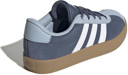 Adidas Sportswear VL Court 3.0 sneakers donkerblauw lichtblauw wit Jongens Meisjes Suede 35