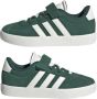 Adidas Sportswear VL Court 3.0 sneakers donkergroen wit Suede 28 - Thumbnail 5