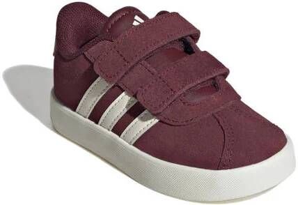 Adidas Sportswear VL Court sneakers donkerrood Jongens Meisjes Suede 25