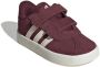 Adidas Sportswear VL Court sneakers donkerrood Suede 19 - Thumbnail 5