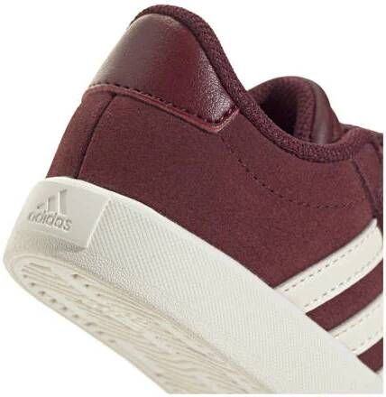 Adidas Sportswear VL Court sneakers donkerrood Jongens Meisjes Suede 25