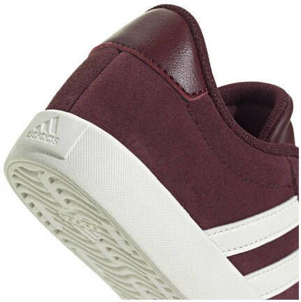 Adidas Sportswear VL Court sneakers donkerrood wit Jongens Meisjes Suede 40