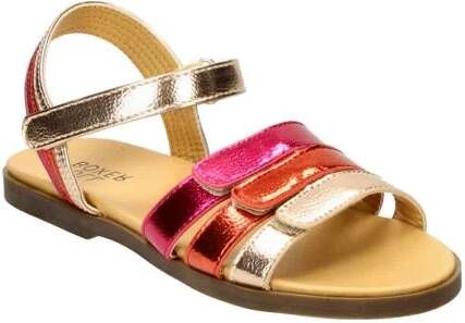 Bullboxer sandalen roze oranje goud Meisjes Imitatieleer Meerkleurig 36