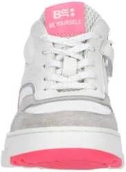 BunniesJR Nina Noa leren sneakers ecru roze Meisjes Leer Meerkleurig 33