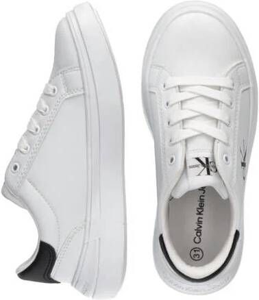 Calvin Klein sneakers wit zwart Jongens Imitatieleer Logo 30