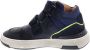 Develab 41951 halfhoge suède sneakers donkerblauw - Thumbnail 5