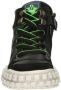 Develab 45687 leren sneakers zwart groen - Thumbnail 4