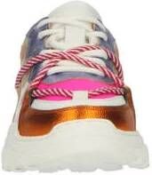 DWRS Jupiter leren sneakers wit multi Meisjes Leer Meerkleurig 28