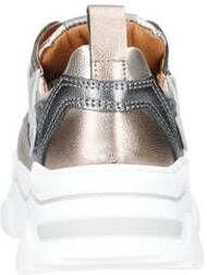 DWRS Pluto leren sneakers goud zilver Meisjes Leer Meerkleurig 32