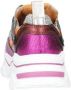 DWRS Pluto leren sneakers zilver fuchsia Roze Meisjes Leer Meerkleurig 28 - Thumbnail 6