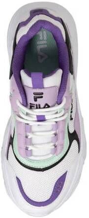 Fila Collene CB sneakers wit lila Meisjes Imitatieleer Meerkleurig 39