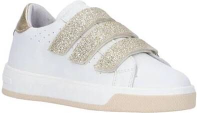 Gattino leren sneakers wit goud glitters Meisjes Leer Meerkleurig 27