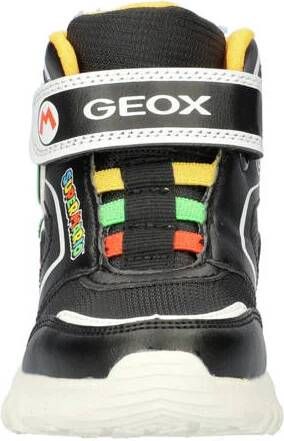 Geox Ciberdron sneakers met lichtjes zwart Jongens Imitatieleer Personage 28