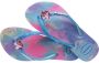 Havaianas Slim Glitter Slippers blauw Rubber - Thumbnail 14