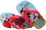 Havaianas Spiderman teenslippers met hielbandje rood Jongens Rubber 22 - Thumbnail 4