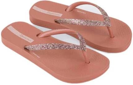 Ipanema Anatomic Lolita teenslippers met glitters oudroze Meisjes Rubber 30