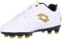 Lotto Milano 700 AGM Junior voetbalschoenen wit goud Imitatieleer 31 - Thumbnail 5