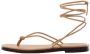 Mango Kids leren sandalen bruin Jongens Leer Effen 35 - Thumbnail 5