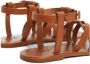 Mango Kids leren sandalen cognac Bruin Meisjes Leer Effen 33 - Thumbnail 6