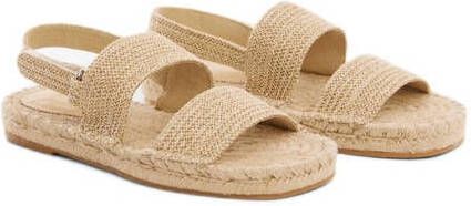 Mango Kids sandalen beige Meisjes Textiel Effen 36