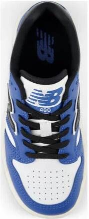 New Balance 480 sneakers kobaltblauw wit zwart Jongens Meisjes Imitatieleer 32