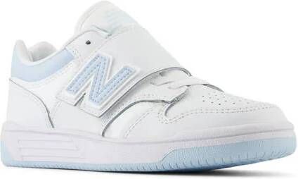 New Balance 480 sneakers wit lichtblauw Jongens Meisjes Leer Effen 28