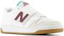 New Balance 480 V1 sneakers wit donkerrood aqua Leer Effen 34.5 - Thumbnail 4