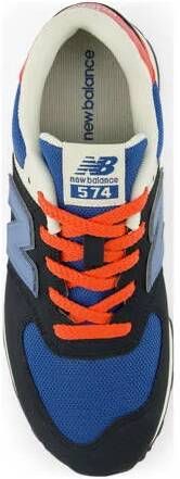 New Balance 574 sneakers antraciet rood blauw Grijs Jongens Meisjes Suede 38