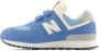 New Balance 574 V1 sneakers blauw lichtblauw Jongens Meisjes Suede Meerkleurig 33.5 - Thumbnail 7