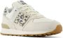 New Balance 574 V1 sneakers dierenprint offwhite blauw Ecru Suede 34.5 - Thumbnail 7