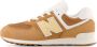 New Balance 574 sneakers bruin wit Jongens Meisjes Suede Meerkleurig 36 - Thumbnail 6