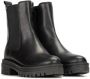 PS Poelman Monk leren chelsea boots zwart Meisjes Leer Effen 31 - Thumbnail 5