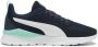 Puma Anzarun sneakers donkerblauw wit turquoie Mesh Logo 35.5 - Thumbnail 5