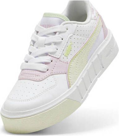 Puma Cali Court Match sneakers wit Jongens Meisjes Leer Meerkleurig 28