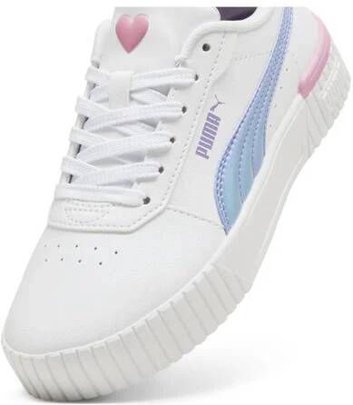 Puma Carina 2.0 Bouncy sky sneakers wit lila Jongens Meisjes Meerkleurig 37