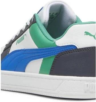 Puma Caven 2.0 Block sneakers wit-kobaltblauw-grijs Jongens Meisjes Imitatieleer 36