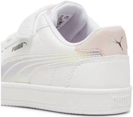 Puma Caven 2.0 Holo 2.1 sneakers wit lila zilverkleurig Jongens Meisjes 28