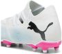 Puma Future 7 Match FG AG Junior voetbalschoenen wit zwart fuchsia Imitatieleer 28 - Thumbnail 8