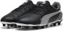 Puma Kin Match Jr. voetbalschoenen zwart wit antraciet Imitatieleer 28 - Thumbnail 5