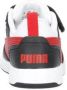 Puma Rebound v6 Low sneakers wit rood zwart Imitatieleer 20 - Thumbnail 7