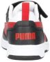 Puma Rebound v6 Low sneakers wit rood zwart Imitatieleer 35 - Thumbnail 9