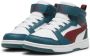 Puma Rebound v6 Mid sneakers groen ecru rood Imitatieleer 28 - Thumbnail 9